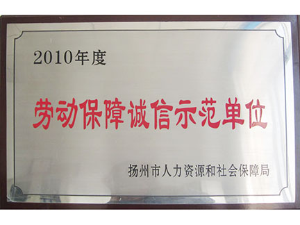 2010 Model Unit for Labor Security Integrity