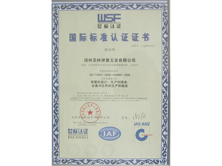 International Standard Certification